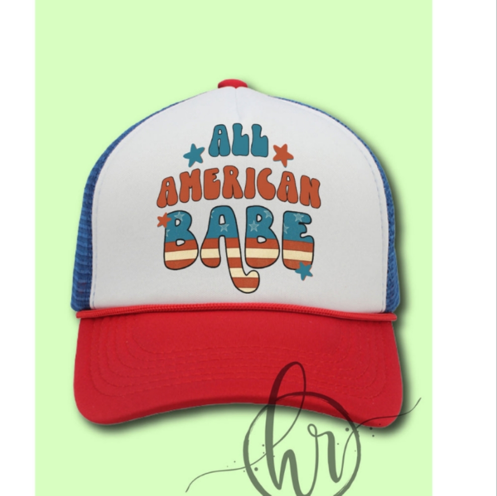 A American Babe Trucker Hat